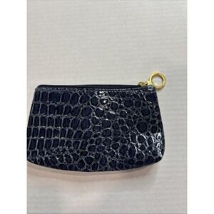Estee Lauder Coin Purse Navy‎ Blue Pebble.